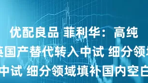 优配良品 菲利华：高纯度合成石英国产替代转入中试 细分领域填补国内空白